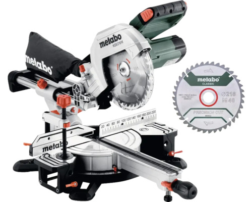 Afkortzaag Metabo KGS 216 M set