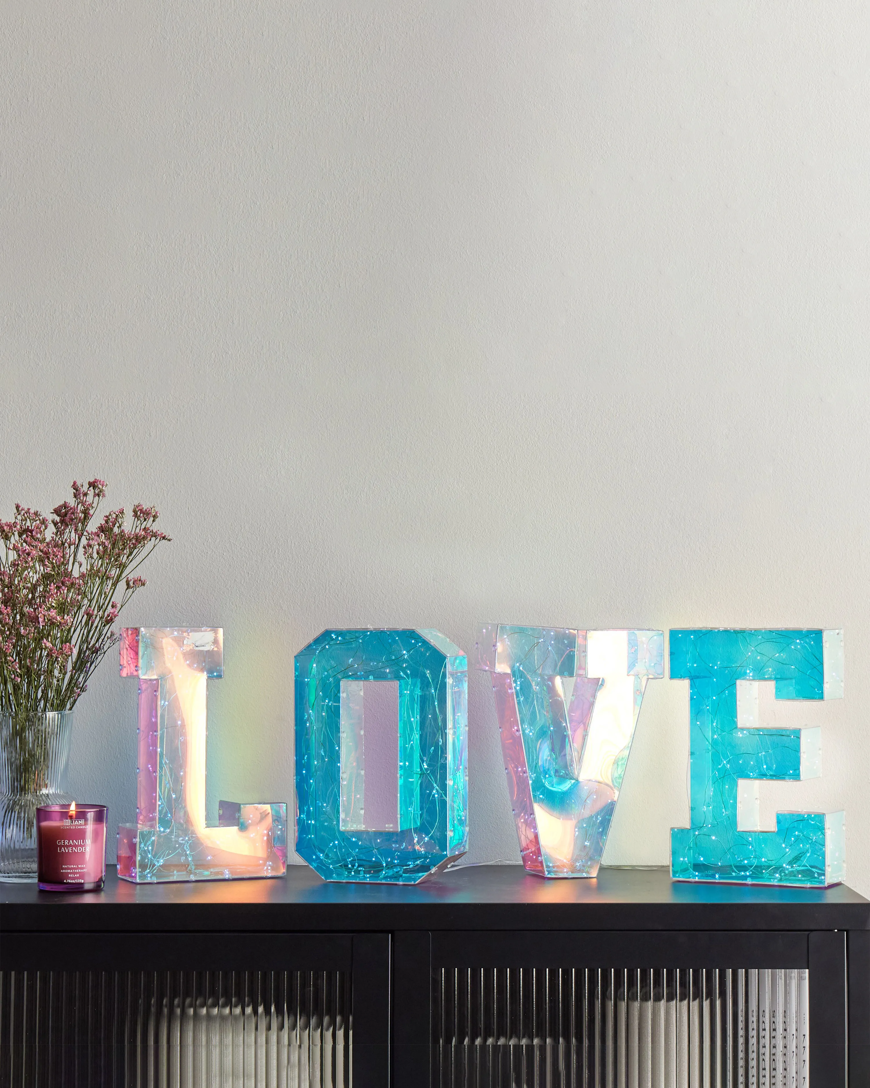 LED decoratie Tekst PROCYON Meerkleurig