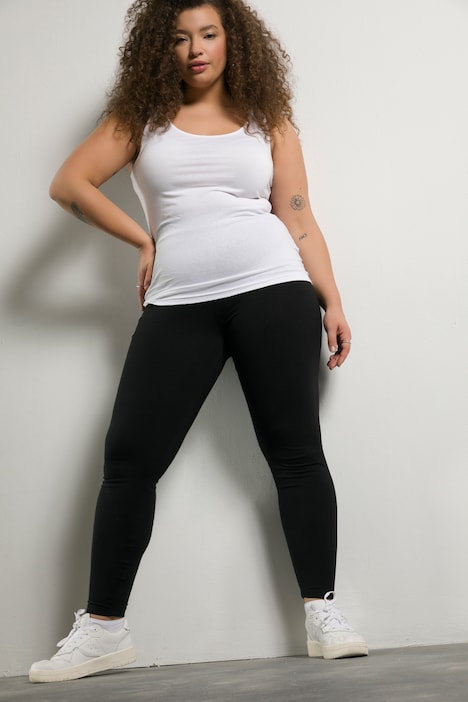 Leggings, schmal geschnitten, High Waist, Elastikbund, Jersey