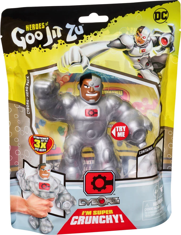 DC COMICS - FIGURINE - GOO JIT ZU - CYBORG - 11CM