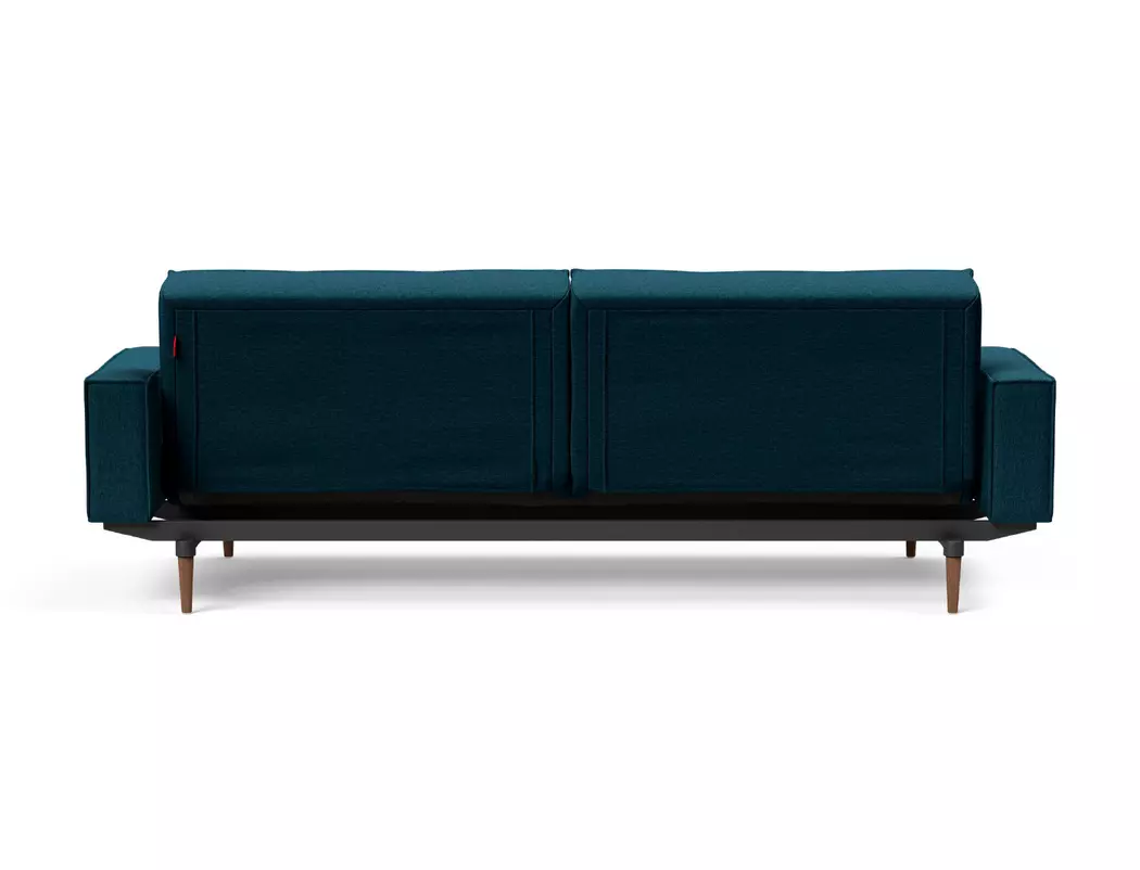 Schlafsofa mit Armlehnen Splitback Styletto dunkel
