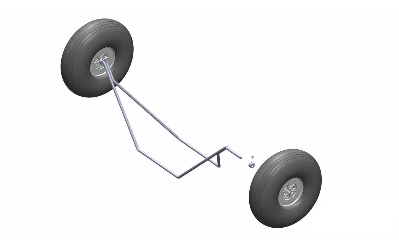 Fahrwerk Tuning zu Funcub XL und Funcub XL NDErsatz Hauptfahrwerk zu Funcub XL ND