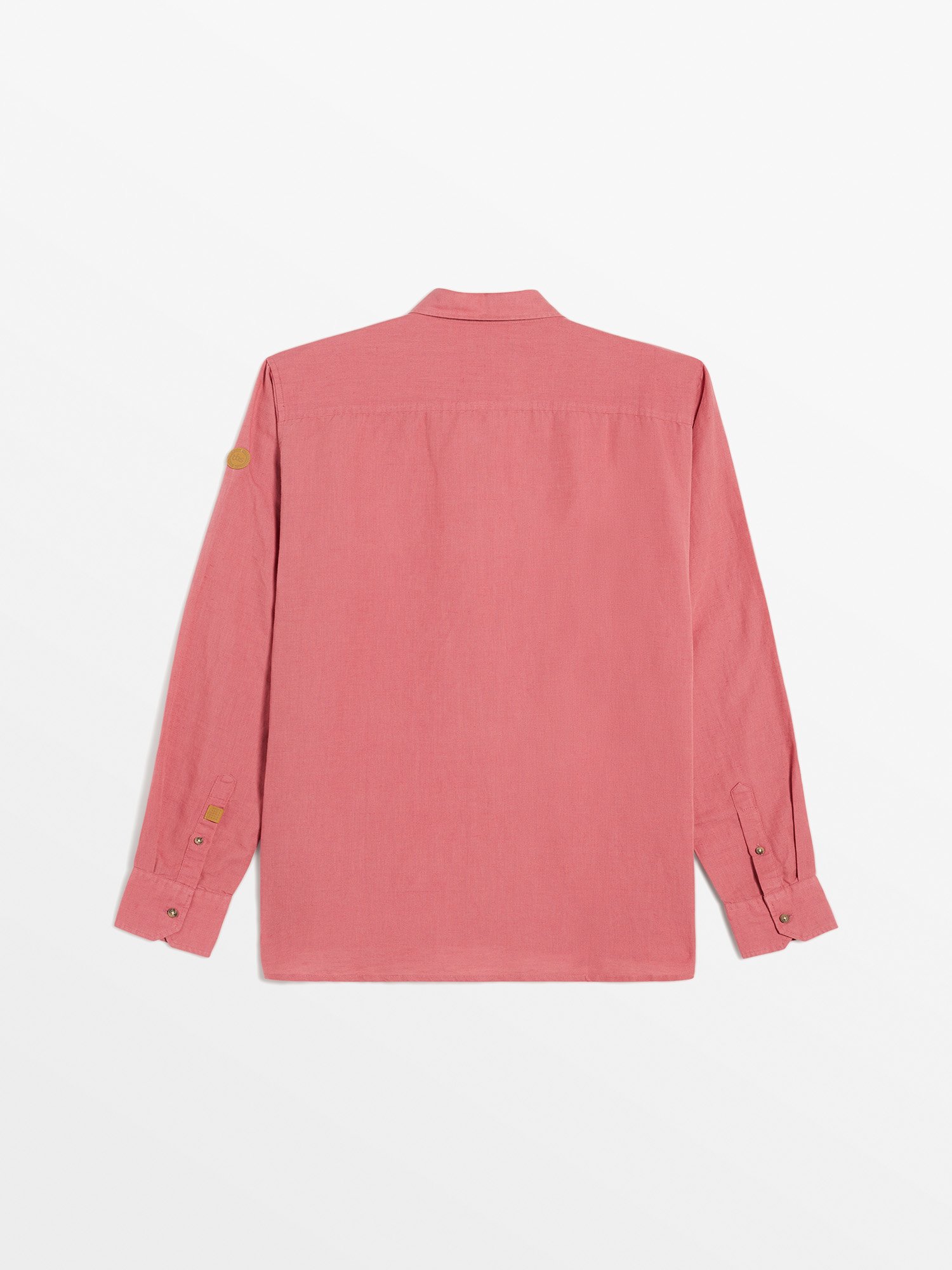 Chemise Homme En Lin Rose