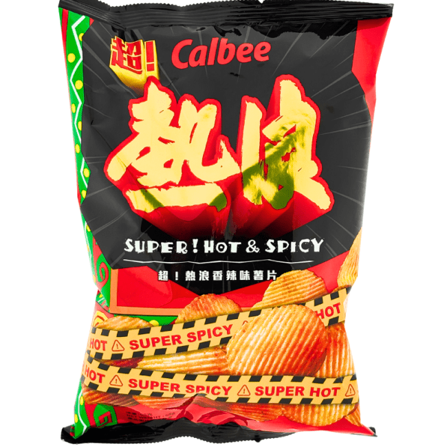Calbee Potato Extra Pittige Smaak Chips 68g