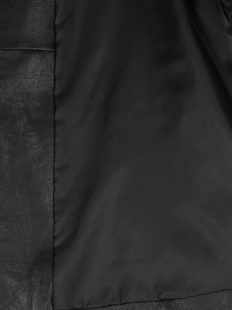 WEEKEND MAX MARA Lederjacke ALLER schwarz