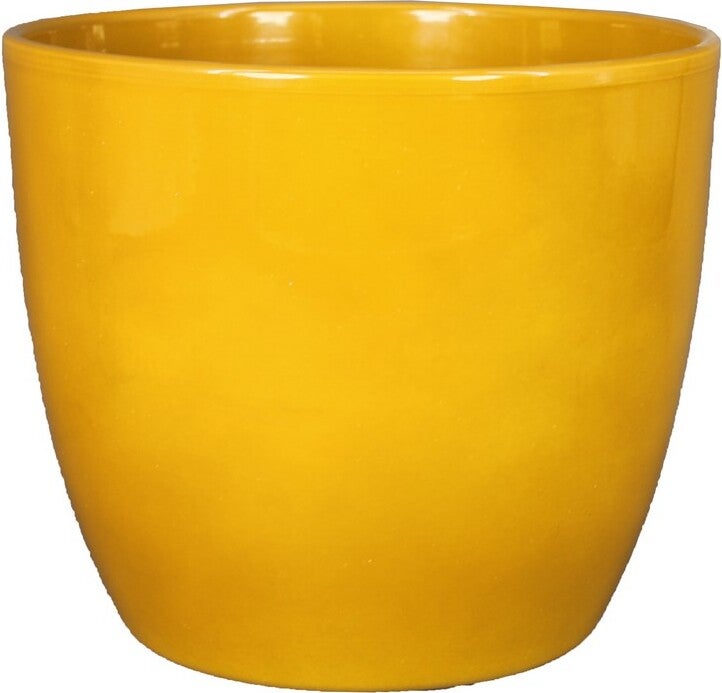 Floran bloempot Boule geel D 8,5 H 6,5 cm