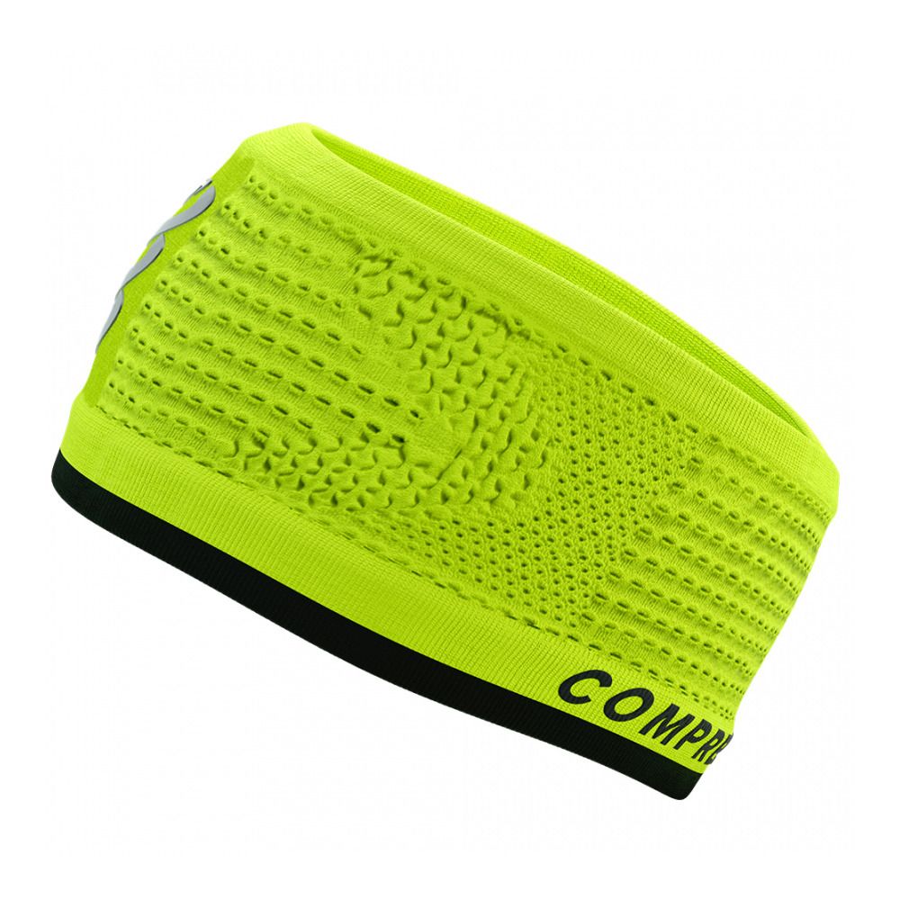 Compressport ON/OFF FLASH - Bandeau black/fluo yellow