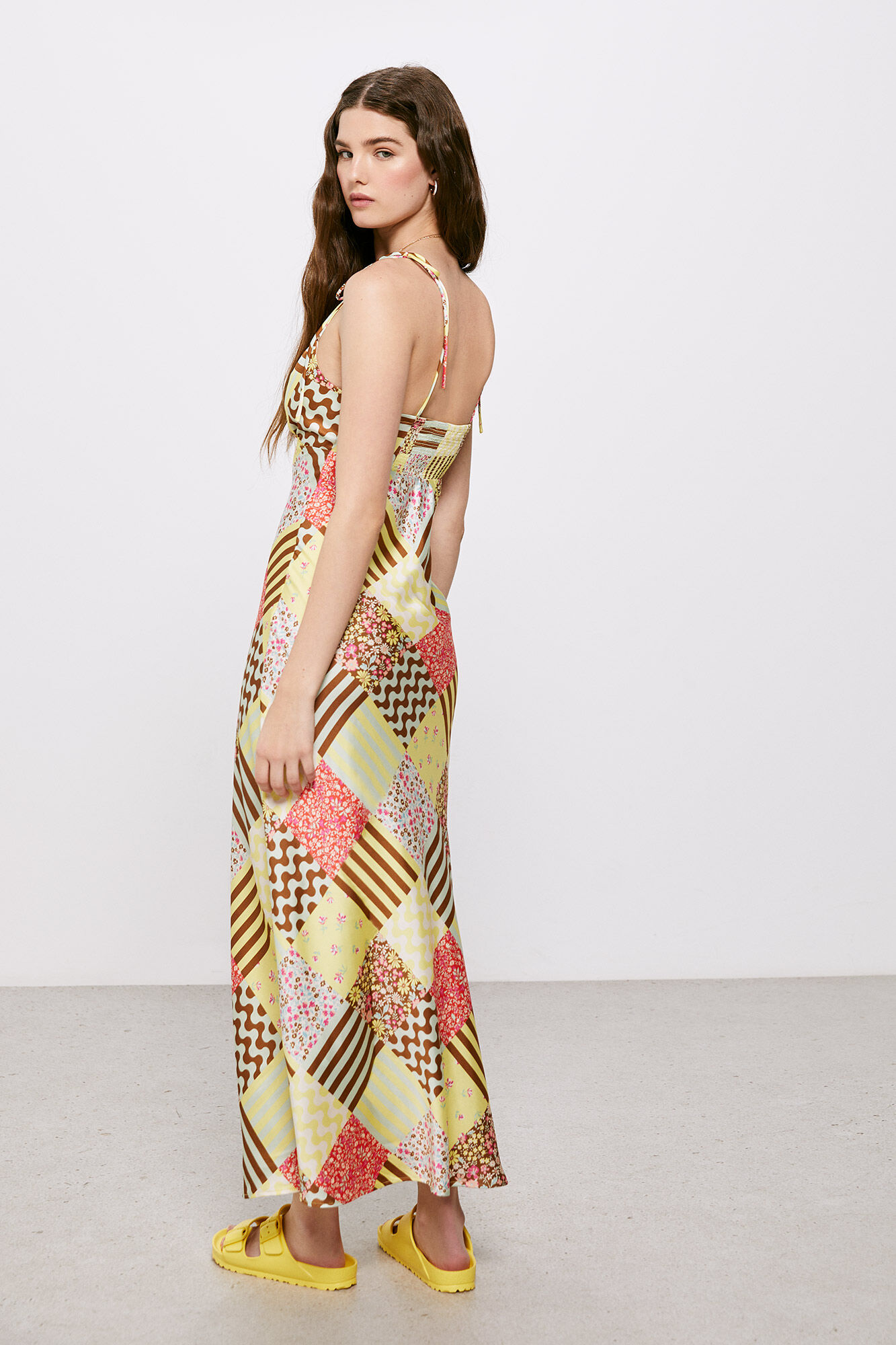 Vestido Patch - amarelo