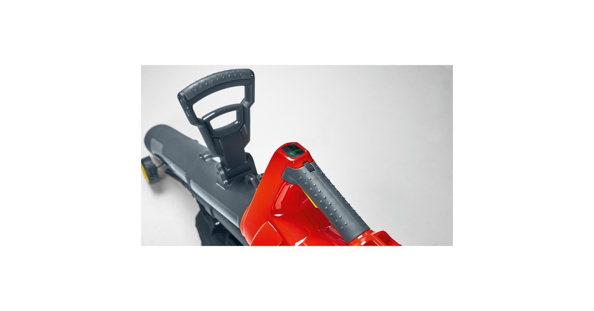 WOLF-GartenAccu bladblazer LYCOS 40/480 V set bladzuiger / bladblazer  (Rood/zwart, Accu inbegrepen)