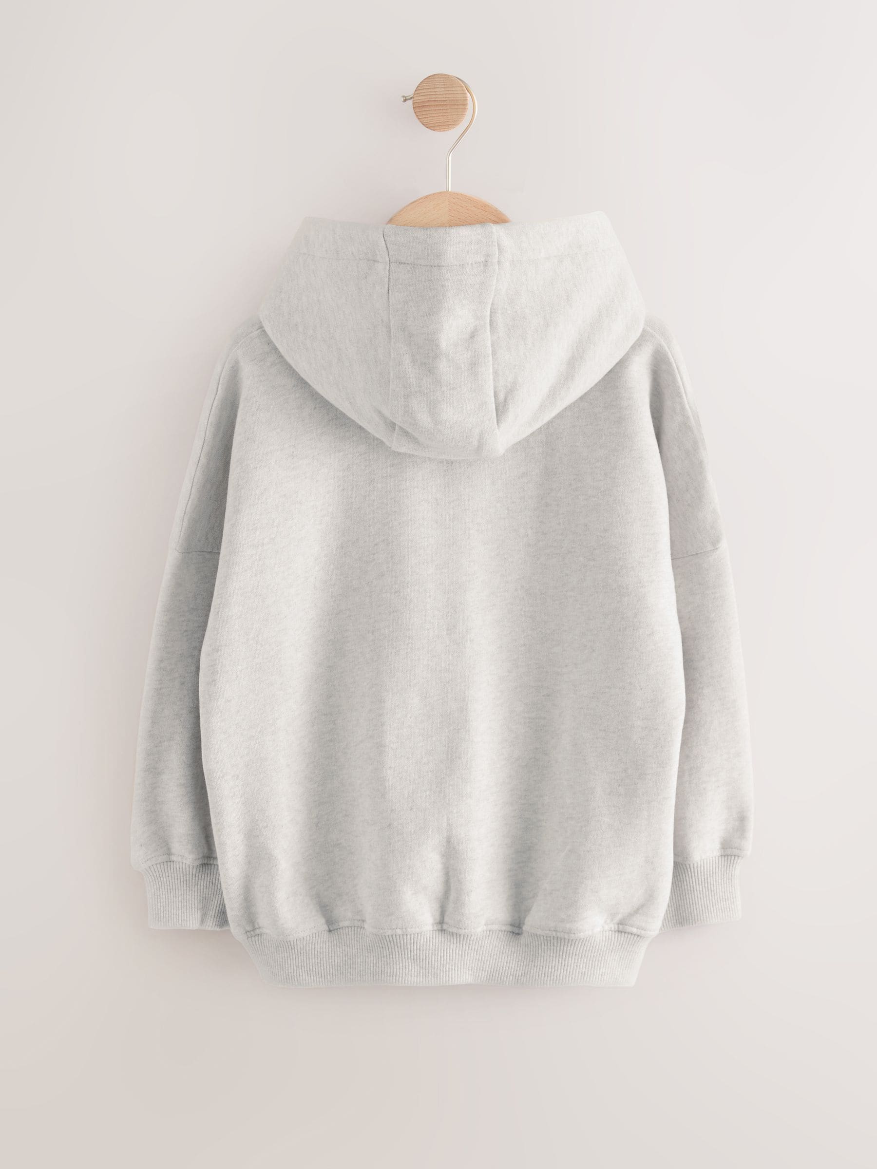 Grijs met stadsslogan - Hoodie (3 - 16 jr)