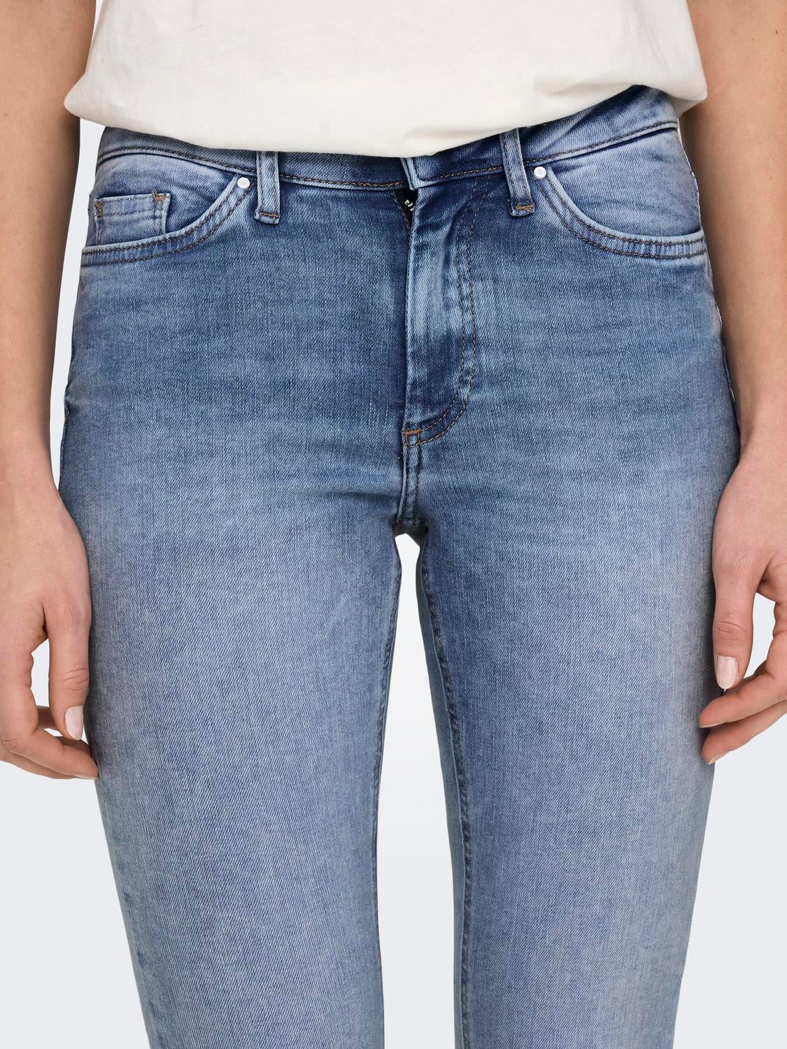 ONLBLUSH Mittlere Taille Skinny Fit Jeans Medium Blue Denim
