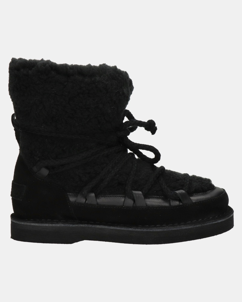Shabbies Amsterdam Gevoerde boots  - zwart