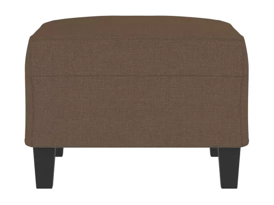 Repose-pied Marron 70x55x41 cm Tissu