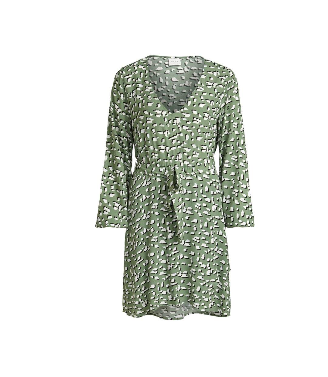 Robe Verte Femme Vila Viska