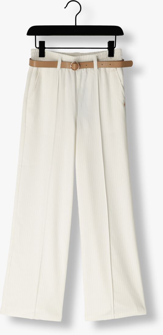 NONO ecru nono pantalon sayla girls pants pinstripe white