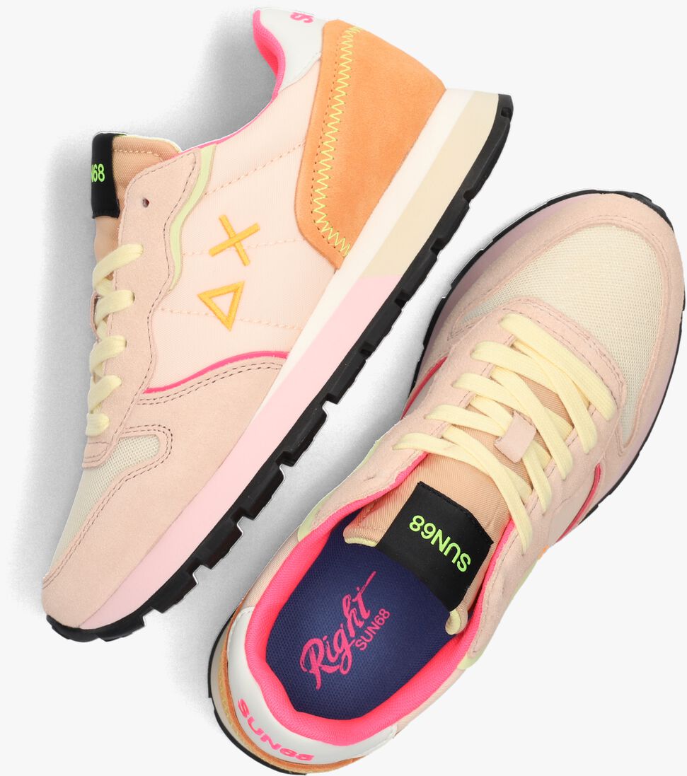 SUN68 roze sun68 lage sneakers ally color explosion
