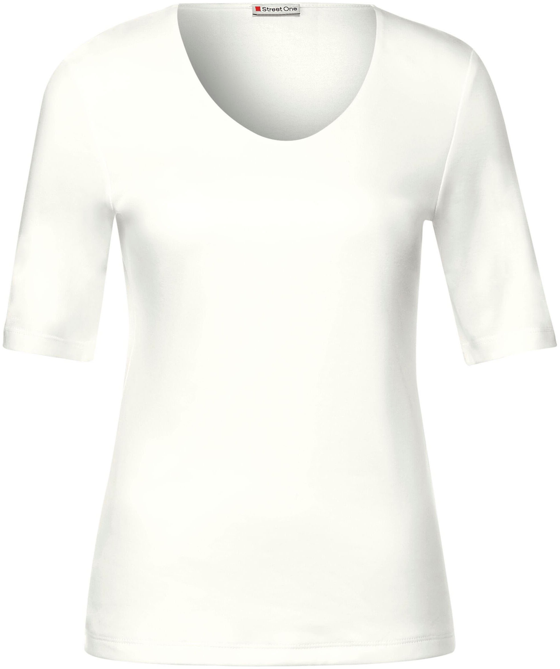 STREET ONE T-Shirt »Style Palmira«, im Basic-Style