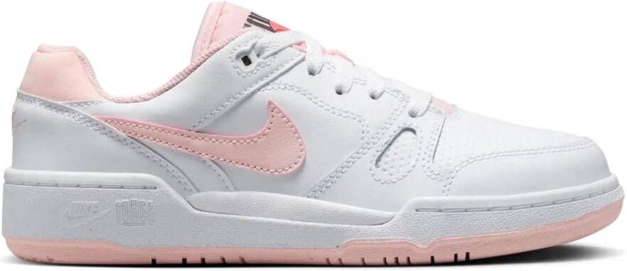 Nike Full Force Sneakers White Pink Kids