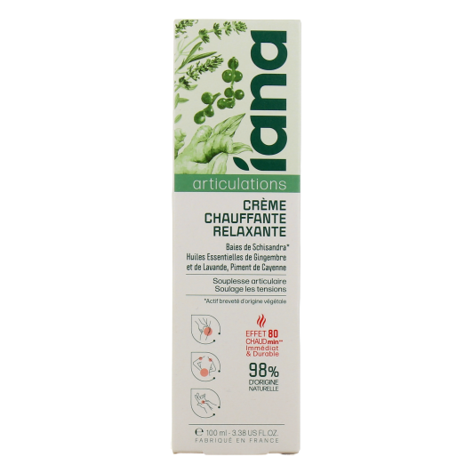 Iana Crème Chauffante Relaxante Articulations