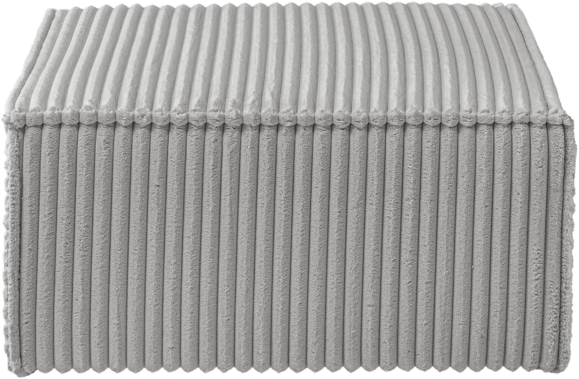 GOODproduct Hocker »FINNLEY, Polsterhocker in Bouclé, Struktur fein u. Mega Cord verfügbar« passend zum Loveseat der Serie Finnley