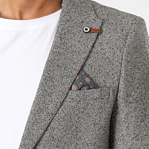Veste Blazer Noir Chiné