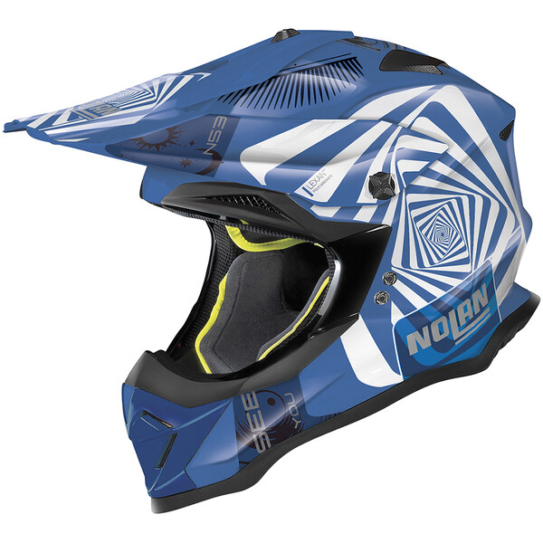 Nolan - Casque N53 Riddler Bleu / Blanc