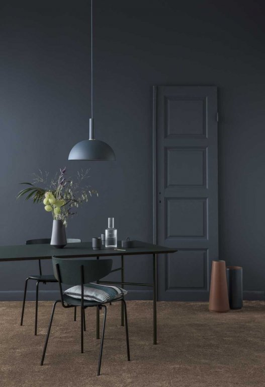 Ferm Living Ripple glazen set van 4 Smoked Glass