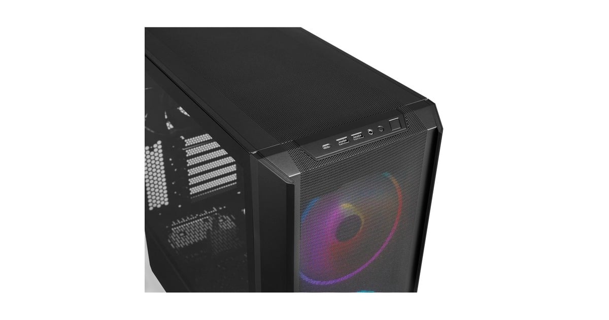 Lian LiLancool 216 RGB midi tower behuizing  (Zwart | 2x USB-A | 1x USB-C | RGB | Tempered Glass)