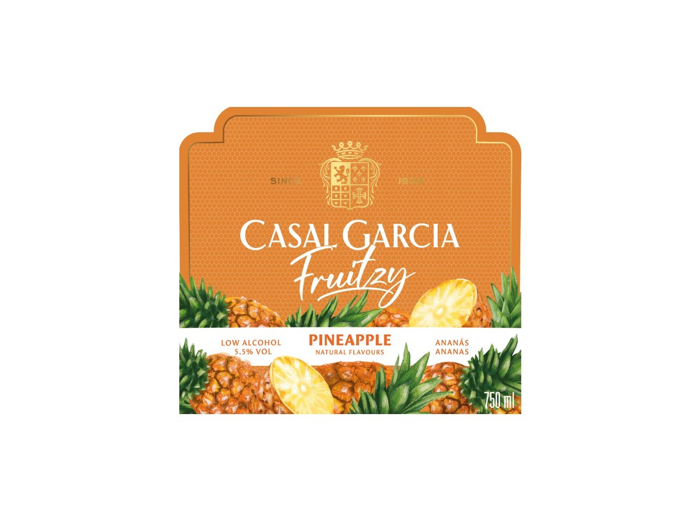 ESPUMANTE CASAL GARCIA FRUITZY ANANÁS 0.75L