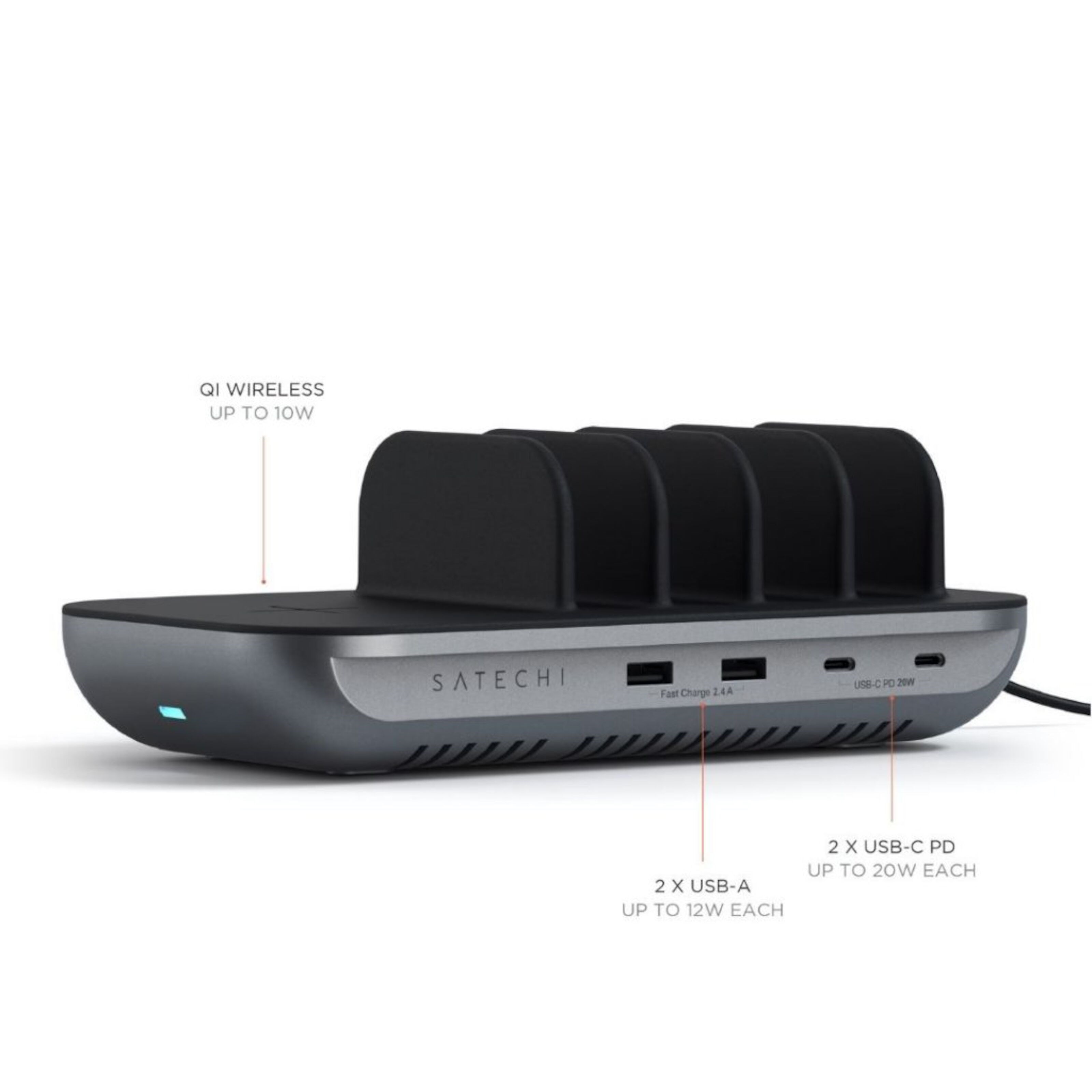 Satechi Dock5 USB-ladestasjon