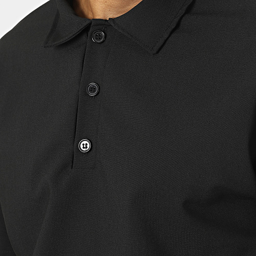 Polo Manches Courtes Noir