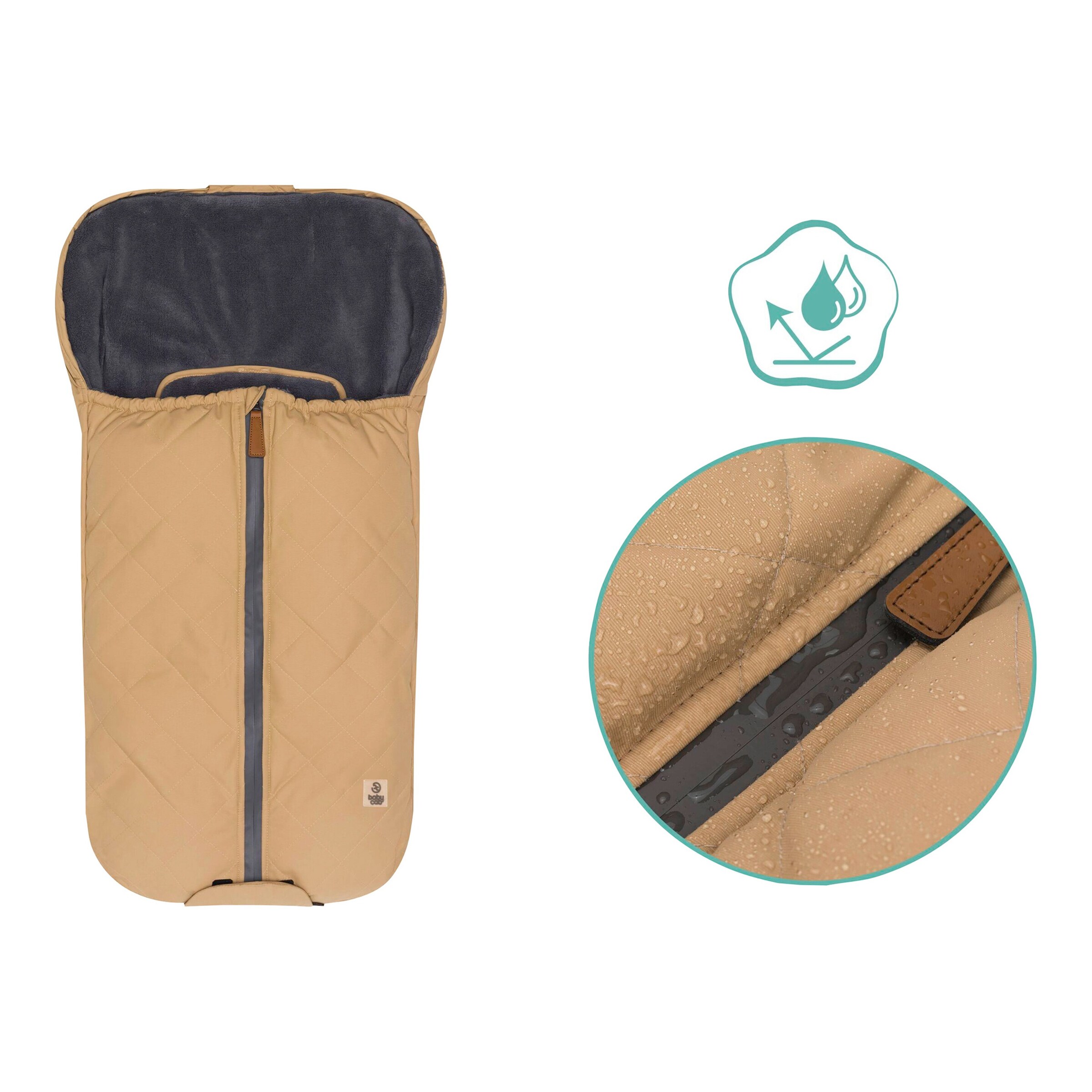 babycab Winterfußsack Nora cappuccino