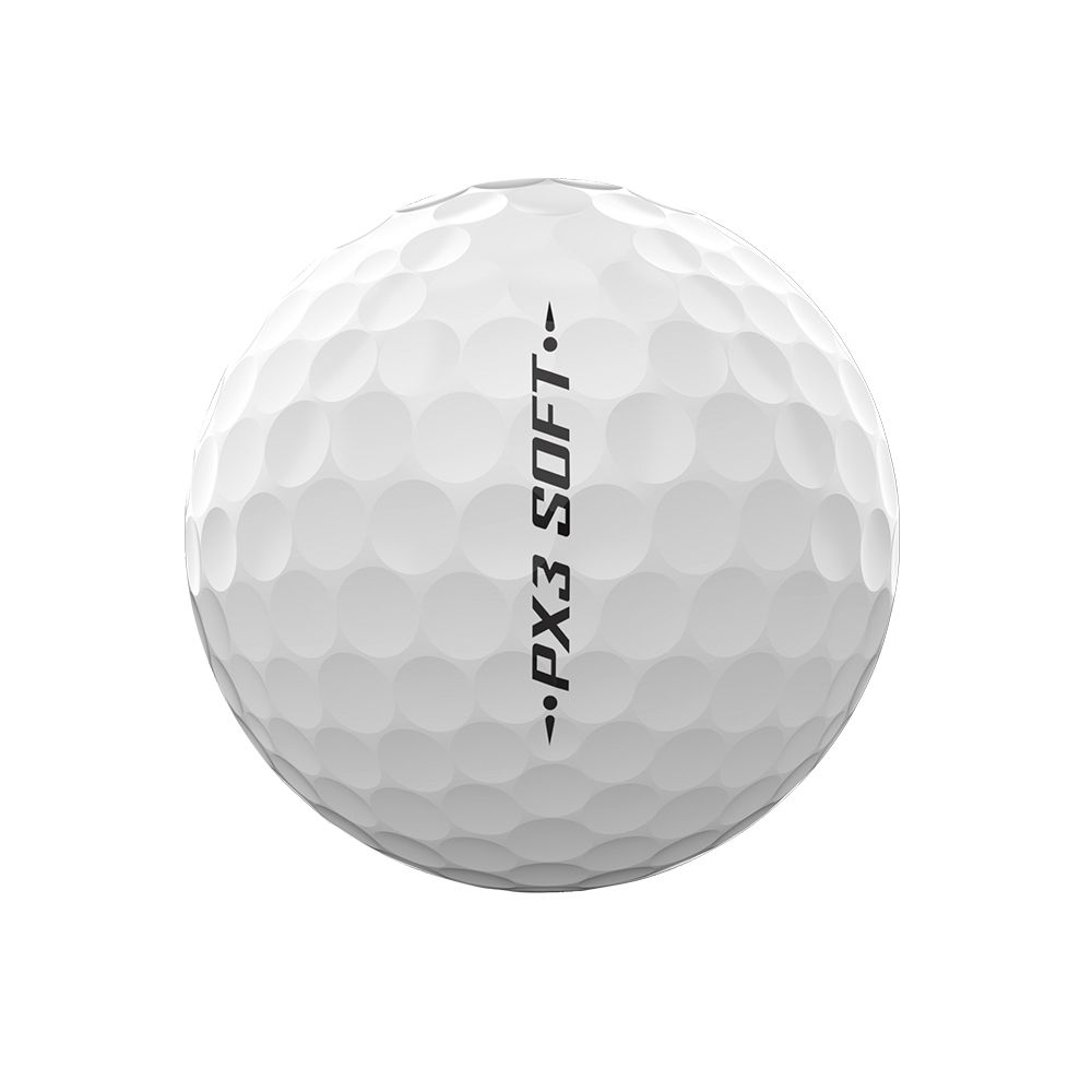 PX3 Soft 3-Lags Golfball Hvit 3 Dusin