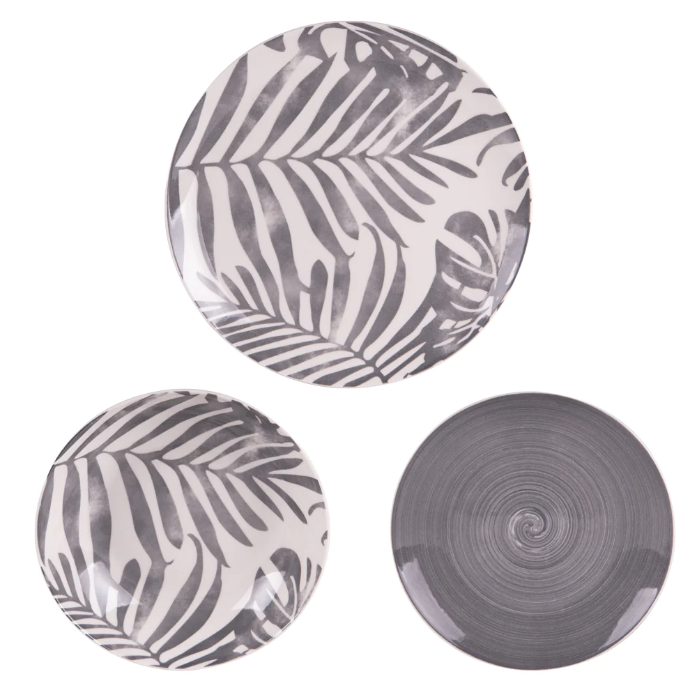 Service 18 pièces Tropical gris Trend'up