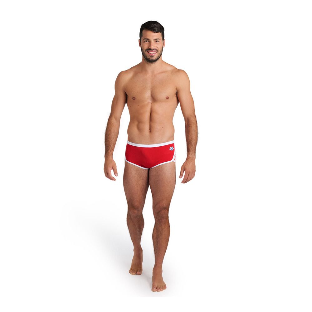 Arena ICONS - Boxer de bain Homme red/white
