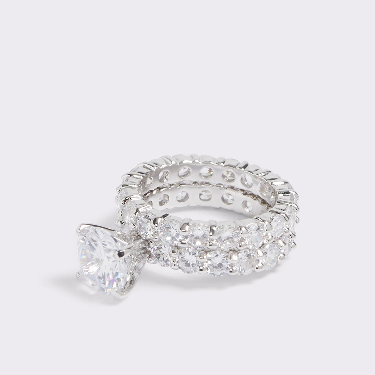 Plagens Silver-Clear Multi Women Rings