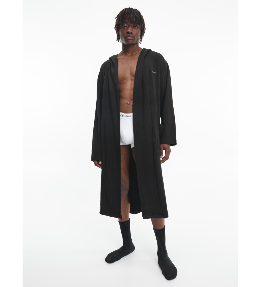Roupão de banho preto Calvin Klein Homewear