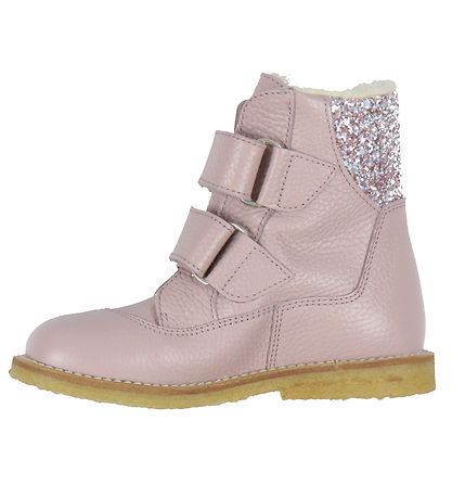 Angulus VinterStøvler - Tex - Mauve m. For/Velcro