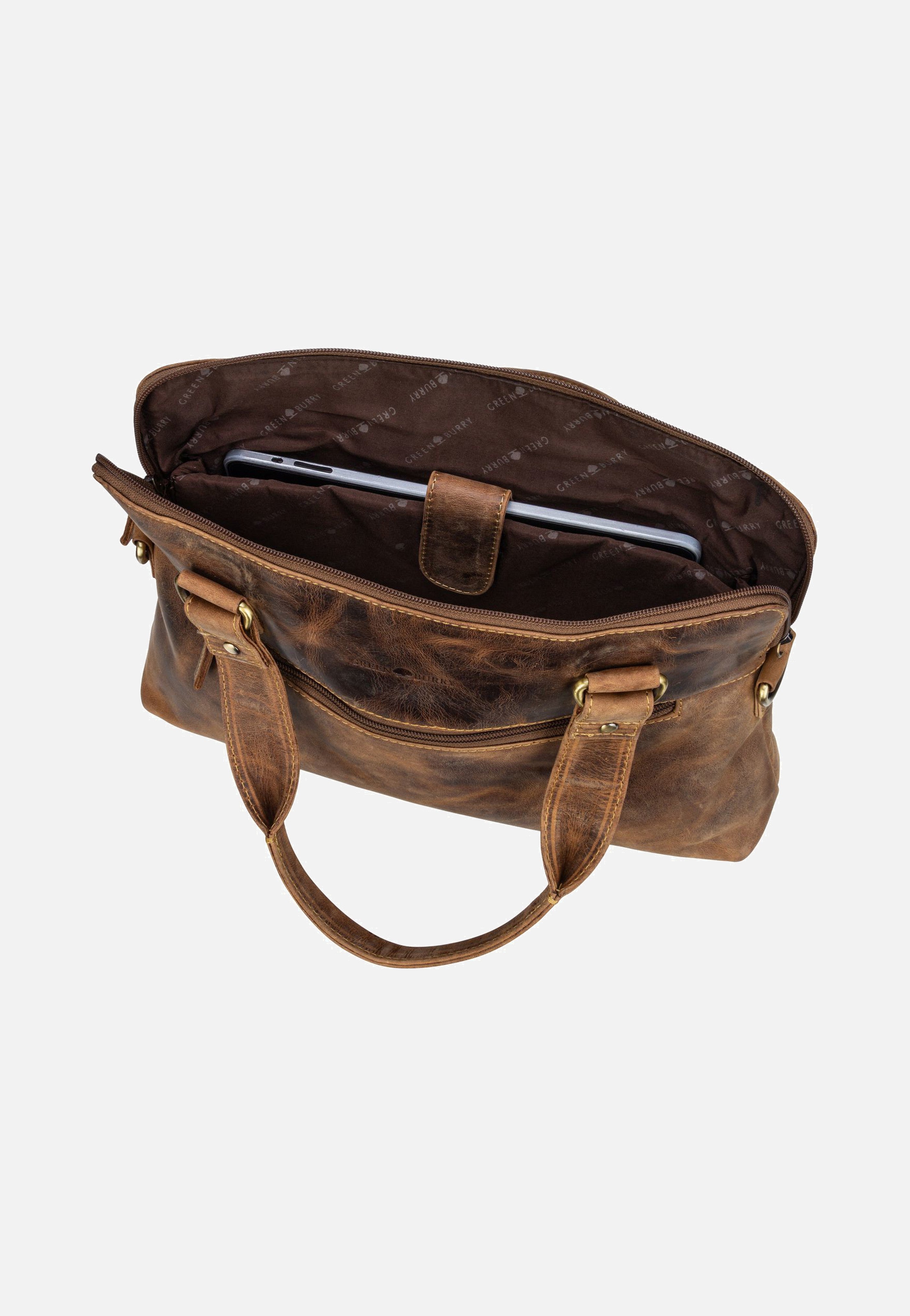 Vintage 1629 S Sattelbraun - Shopper
