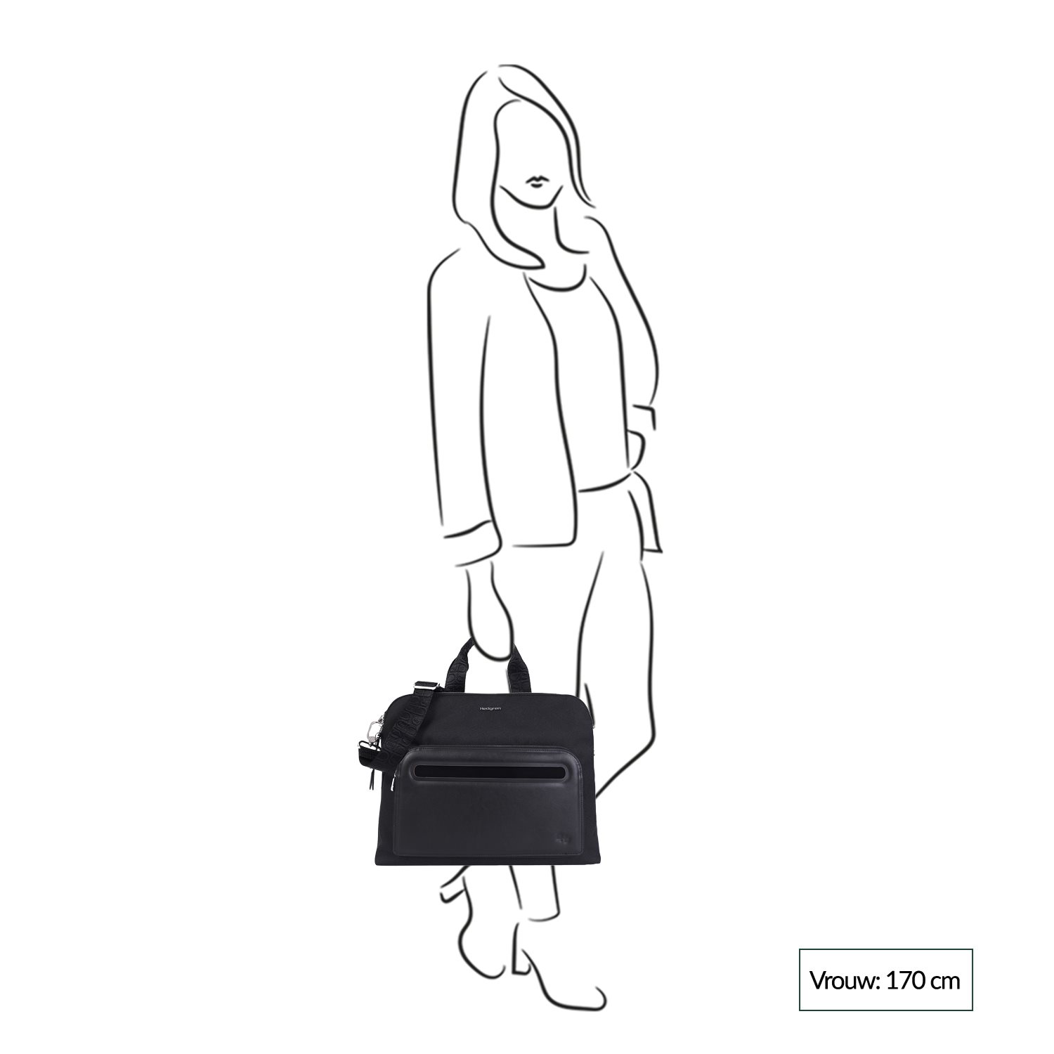 Hedgren Lungo RFID Tote Bag black
