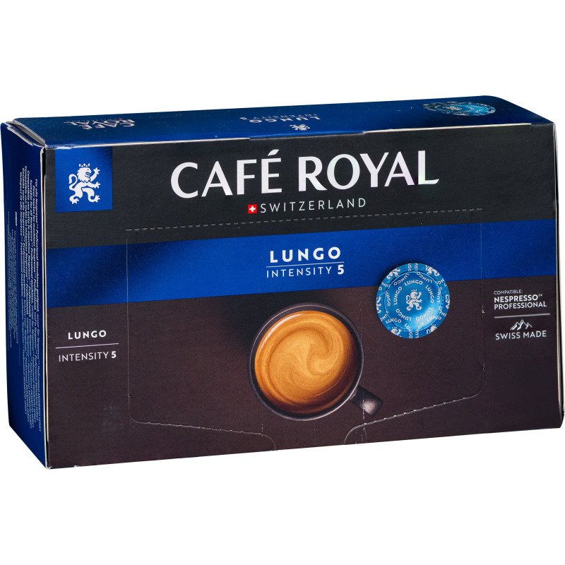 Capsule de café Café Royal Professionnel Lungo - Boîte de 50 - Compatible Nespresso Professionnel