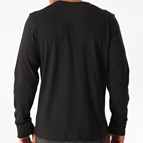 Tee Shirt Manches Longues Corp Logo 9487 Noir