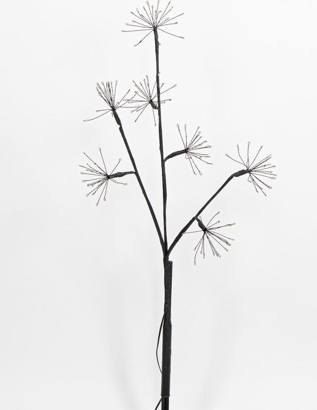 Anna's Collection - Led Firework Branch - Zwart - 60 cm - 7 x 20 Led
