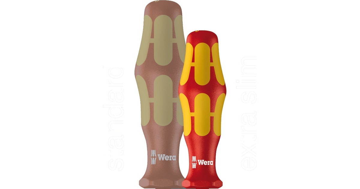 Wera160 iSS/7 Schroevendraaierset Kraftform Plus Serie 100  (Rood/geel, 7-delig)