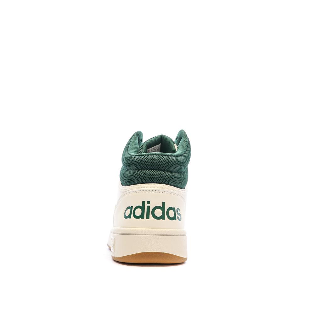 Adidas Baskets Blanche/Verte Homme Adidas Hoops 3.0