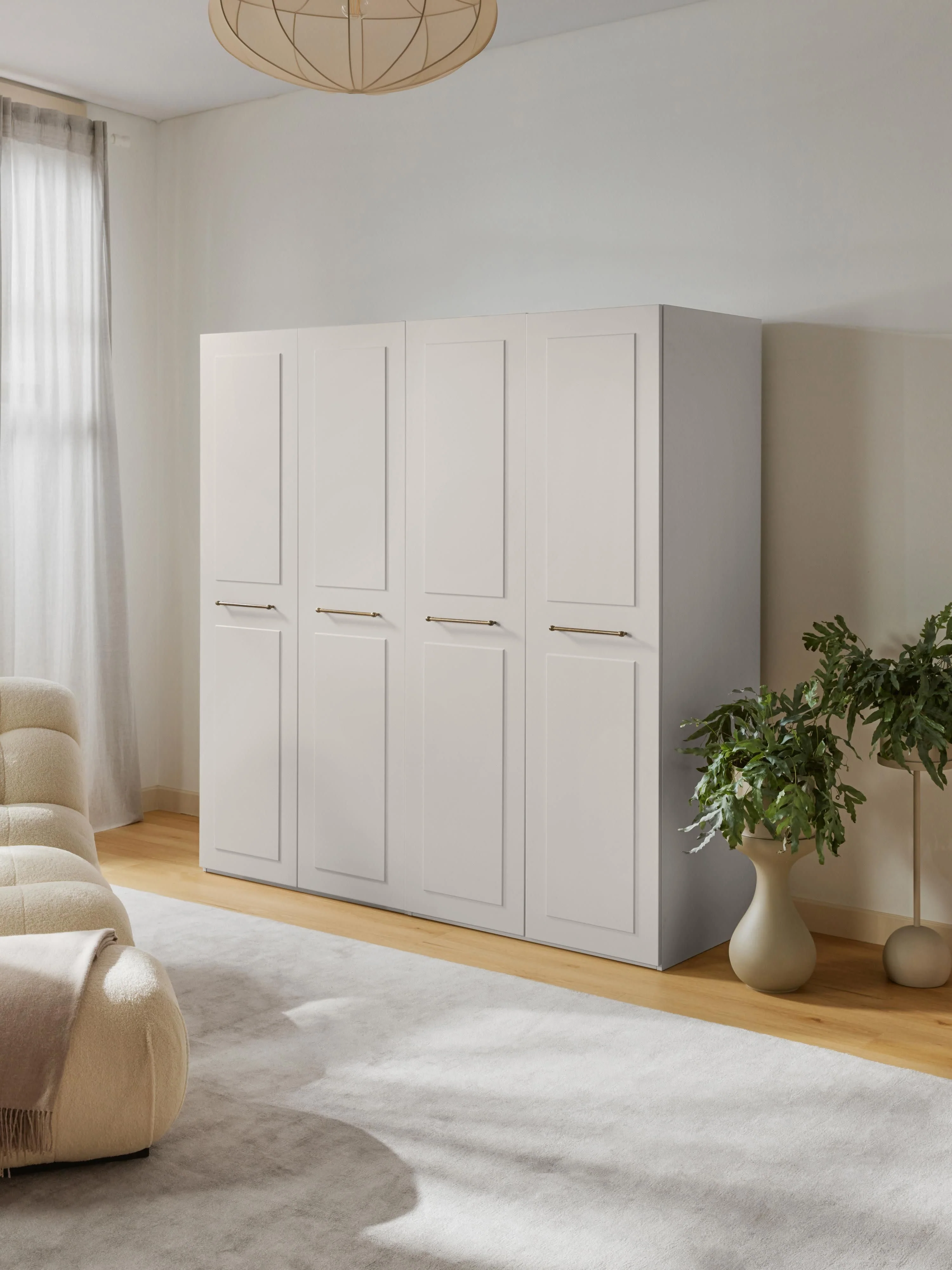 Modulaire draaideurkast Charlotte, 200 cm breed, diverse varianten