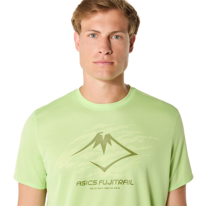 Asics Herre T-shirts Fujitrail SS Top Grøn