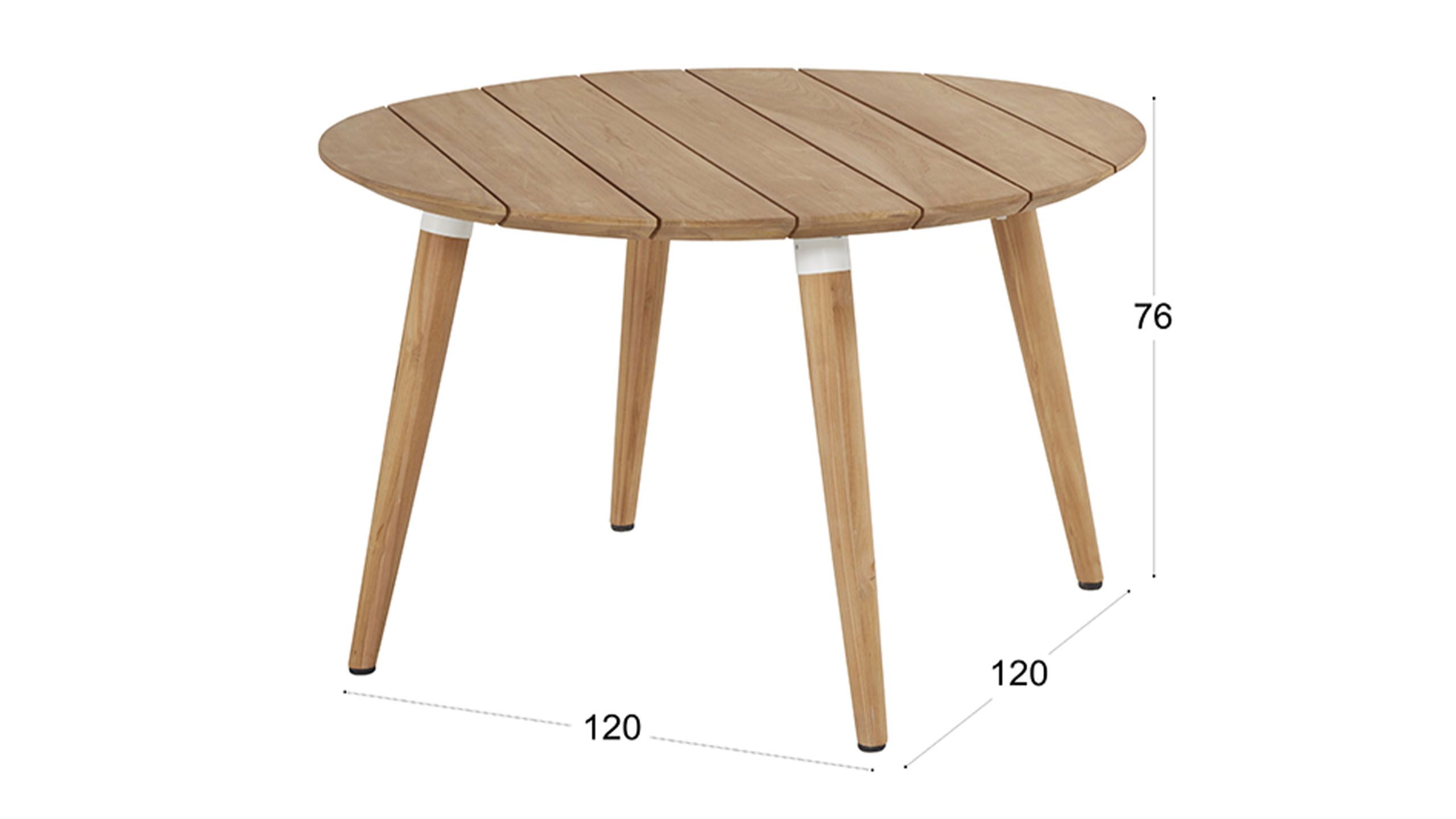 Tuintafel 53.241.003 Sophie Studio B120 x D120 x H76 cm