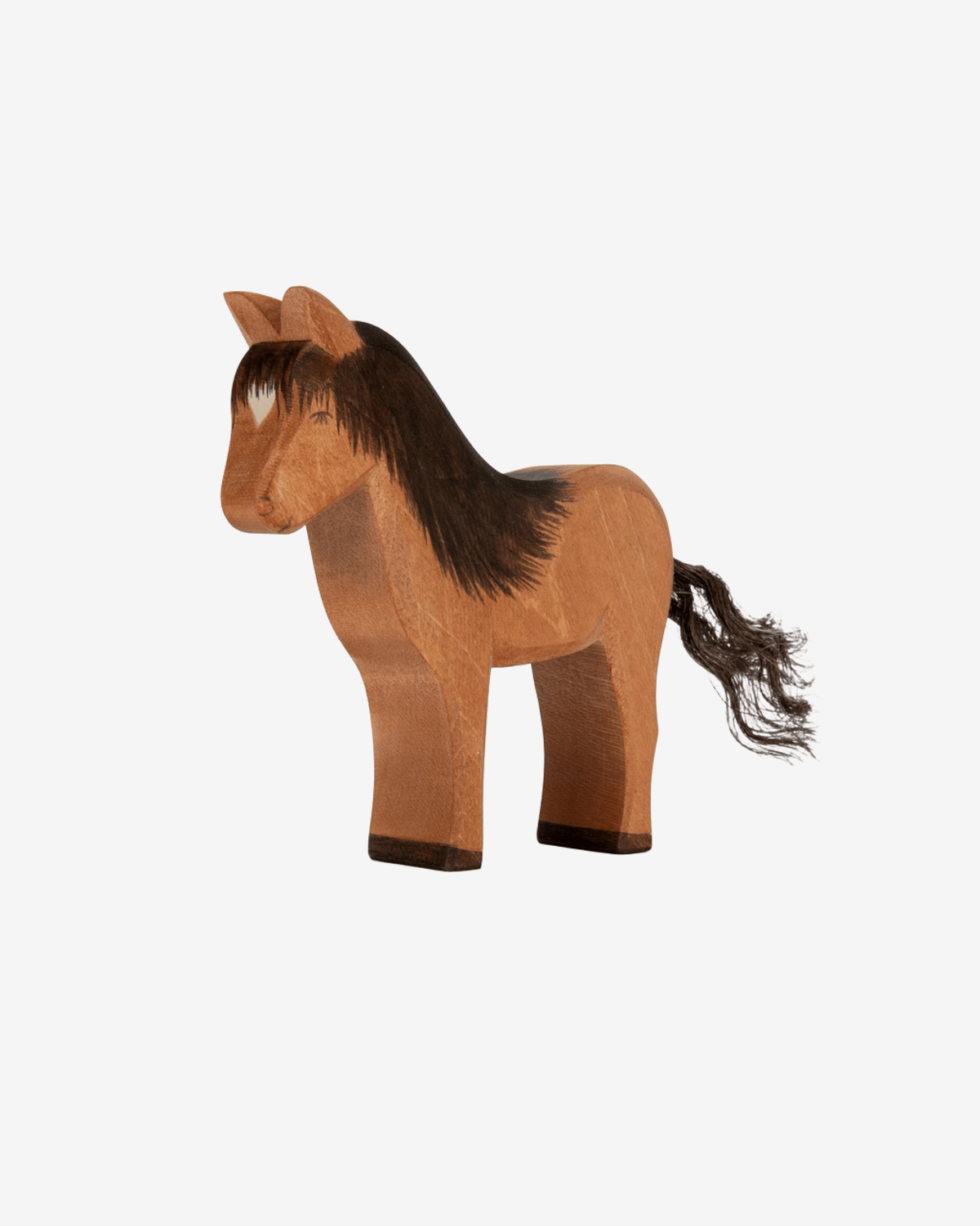 Hest Lekedyr – Håndlaget Trefigur | Icelandic Horse Hrókur
