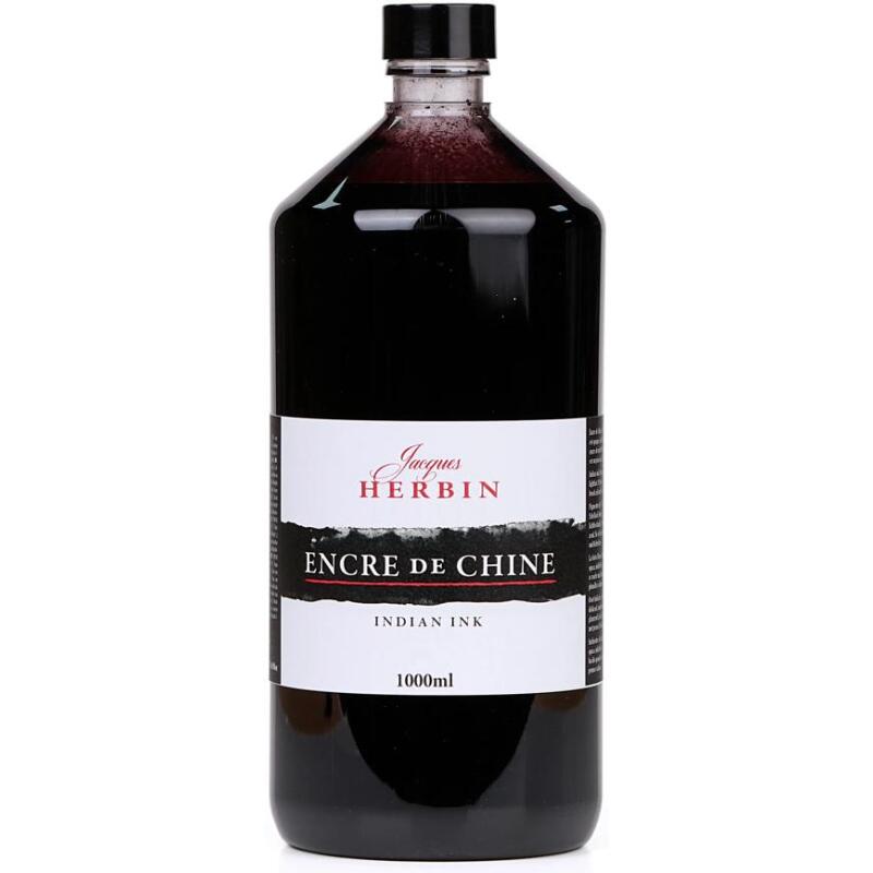 Encre de Chine noire 1000ml - noir